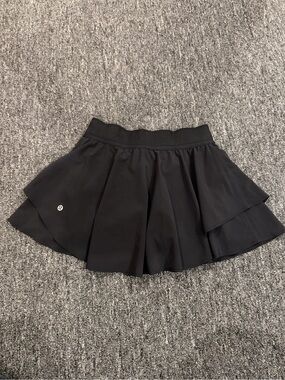 lululemon athletica Black Tiered Athletic Skort